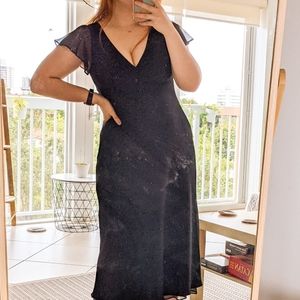 Black Midi Formal Dress